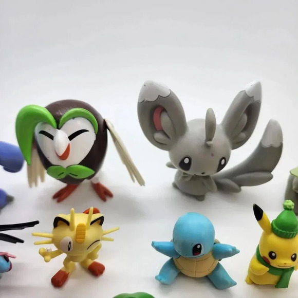 Lot of 12 Pokemon Mini Figures Jakks WCT Pikachu Minccino Charmander Squirtle - Picture 3 of 12